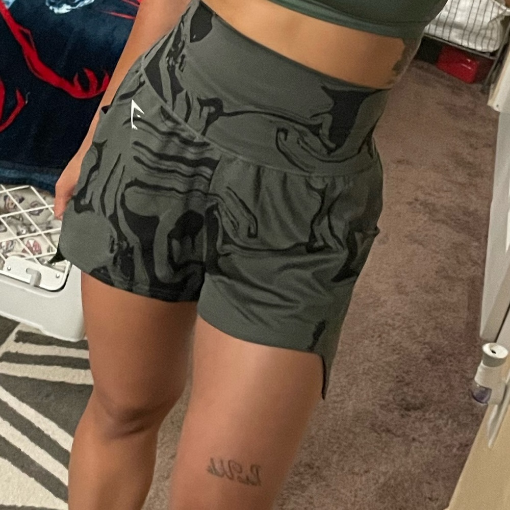 Gym shark  POWER JACQUARD SHORTS blue